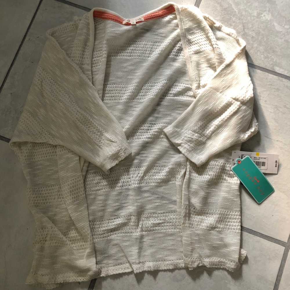 Copper Key light cardigan